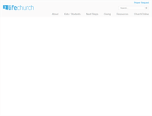 Tablet Screenshot of lifechurchag.com